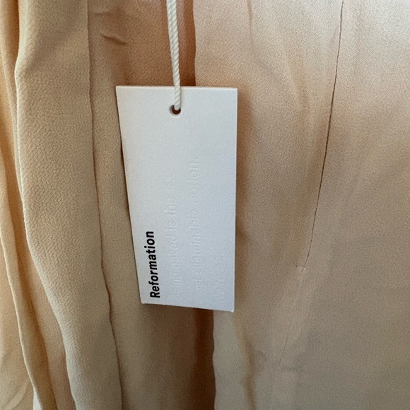 NEW NWT Reformation Andee Halter Maxi Dress Blush Pink Size 2 - Picture 12 of 14